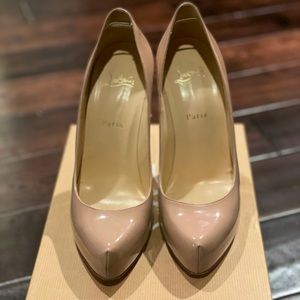 Christian Louboutin Rolando Nude Pump Size 8